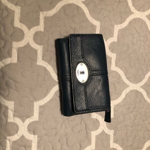 Fossil turquoise wallet